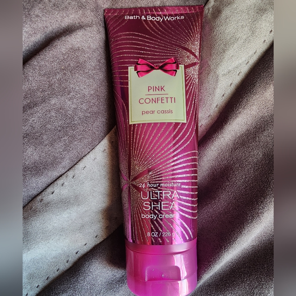 Bath and Body Works Pink Confetti Body Cream